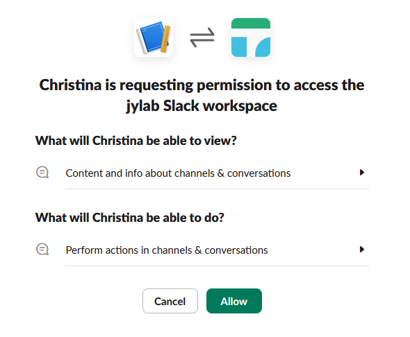 Confirm install