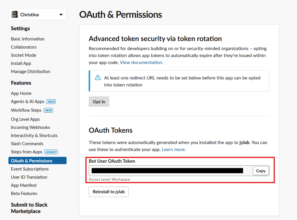 OAuth Token