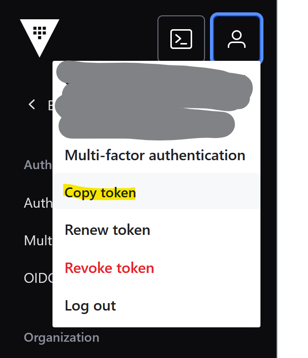 Copy token